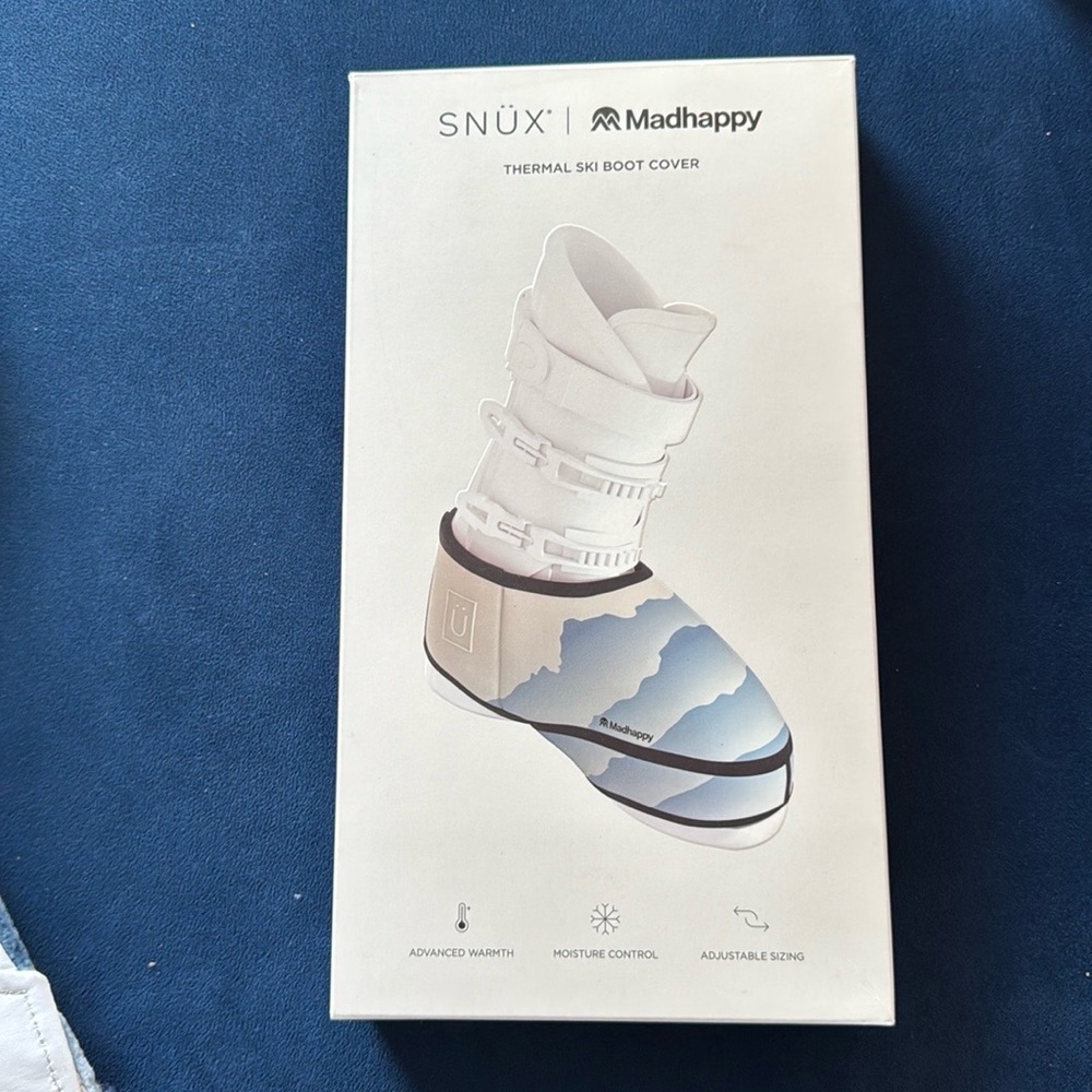 Snux Madhappy thermal ski boot covers… new!